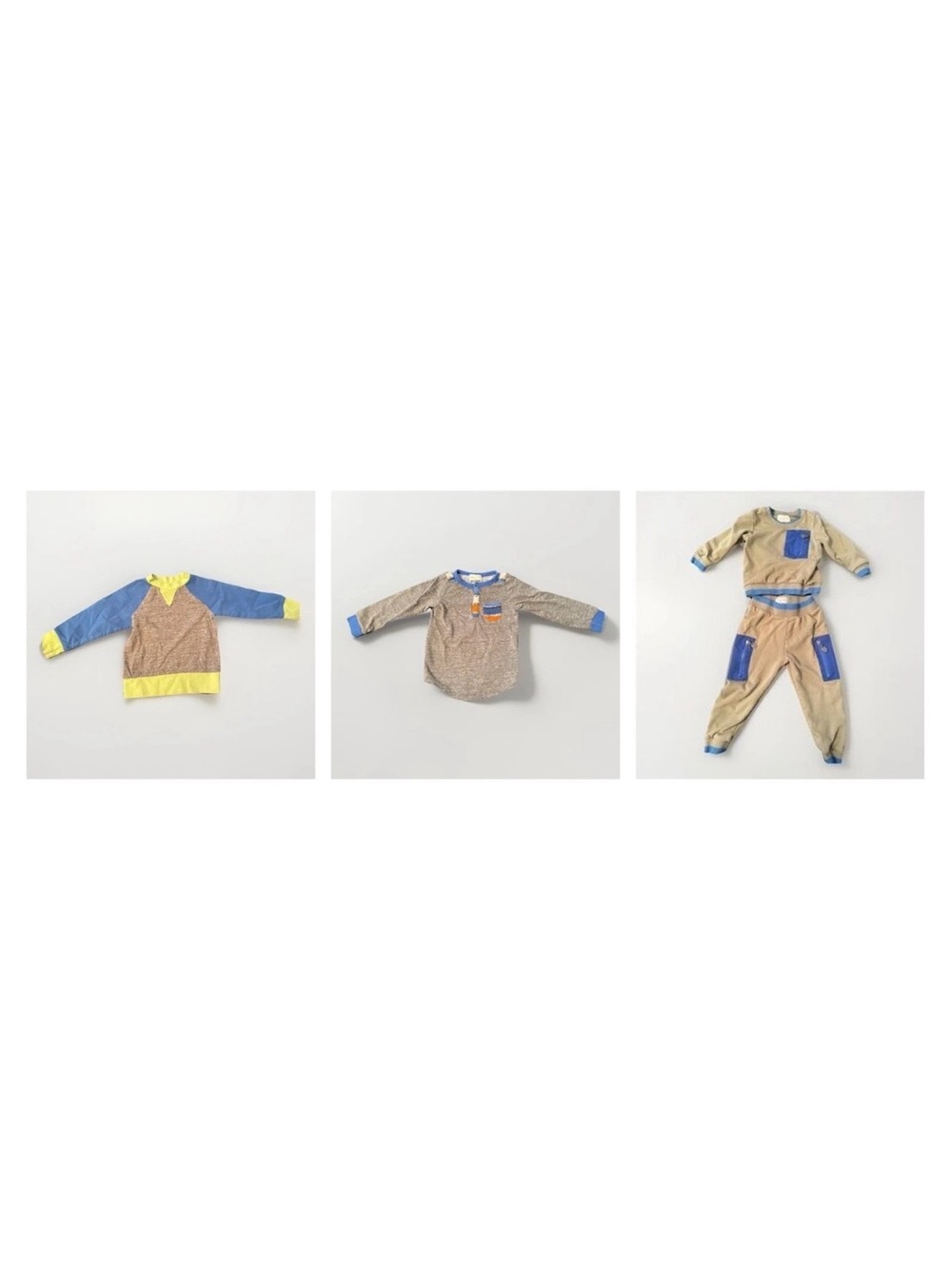 Miki Miette Boys 18M 4 Piece Fall Clothing Lot Jogger Set